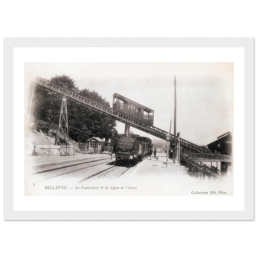 Bellevue - Le funiculaire et la ligne de L'ouest
