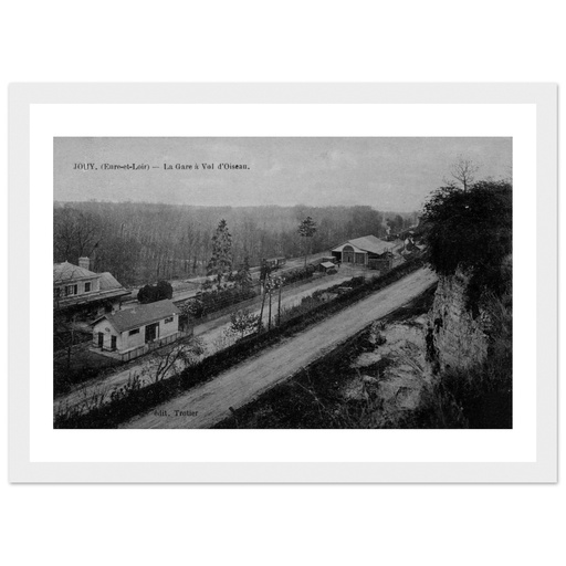 Jouy - La Gare a vol d'Oiseau