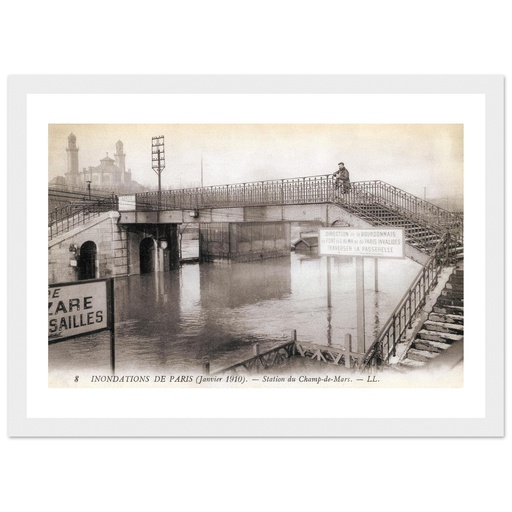 Inondation de Paris (1910) Champs de mars