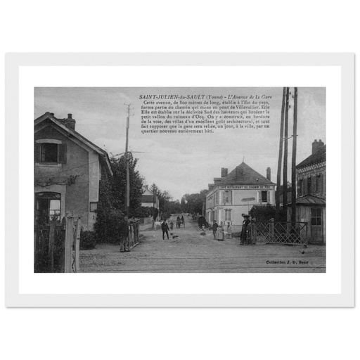 Saint-Julien-du-Sault - L'avenue de la gare
