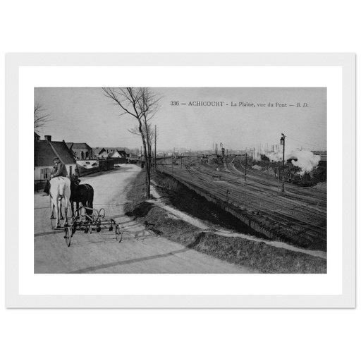 Achicourt - La plaine vue du pont