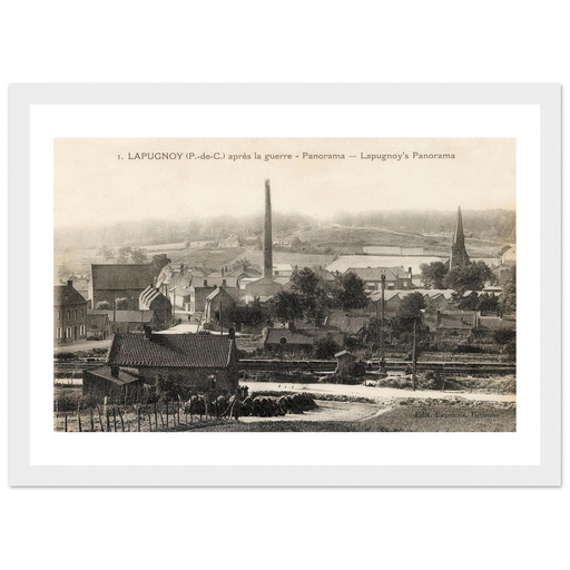 Lapugnoy apres la guerre- Panorama