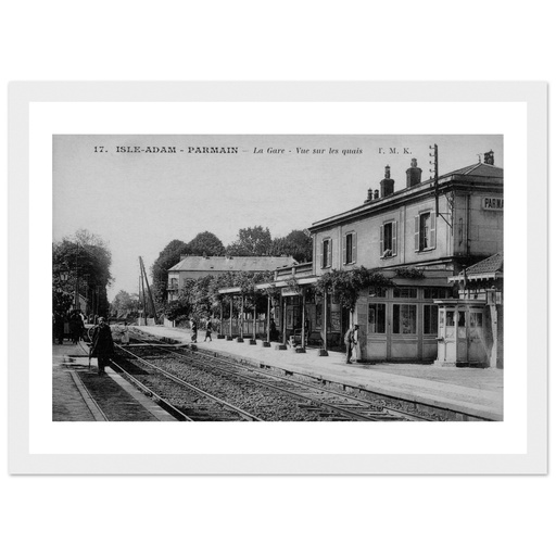 Parmain-L'Isly-Adam - La Gare - Vue sur le quai