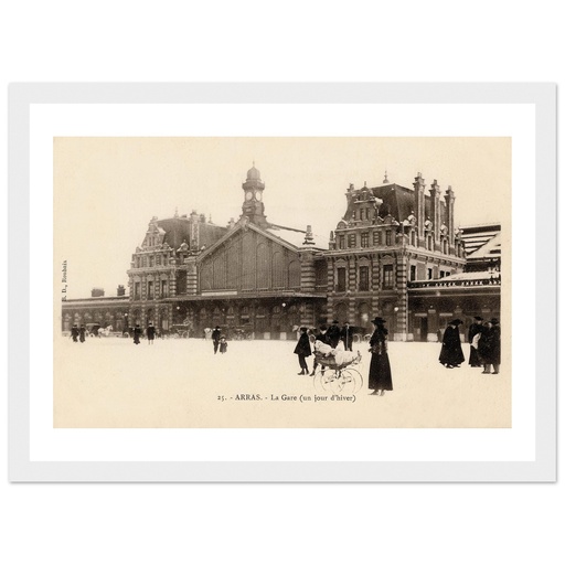 Arras - La Gare (Un Jour d'Hiver)
