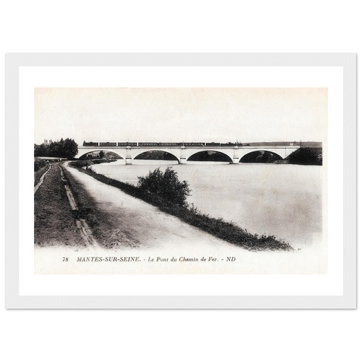 Mantes-sur-seine pont du chemin de fer