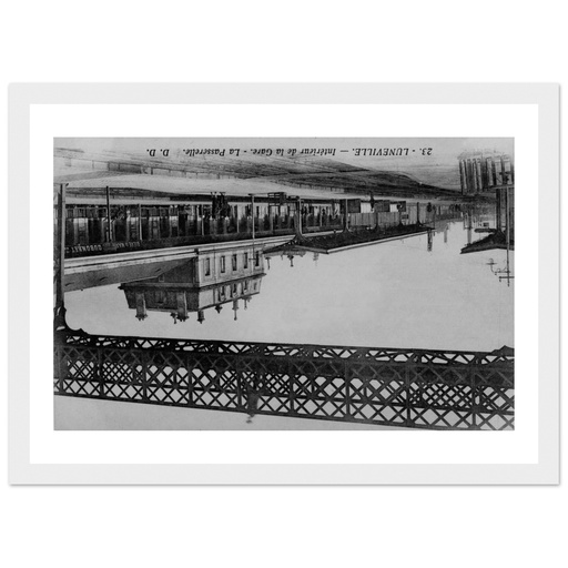 Lunéville - La Gare - Interieur de la Passerelle