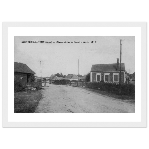 Monceau le Neuf - Chemin de fer du Nord Arret