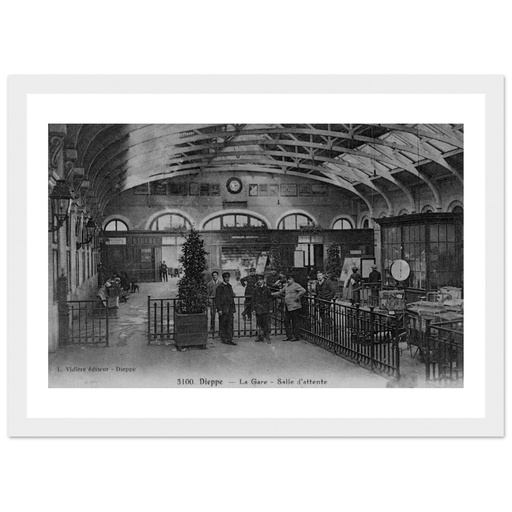 Dieppe - La Gare salle d'attente
