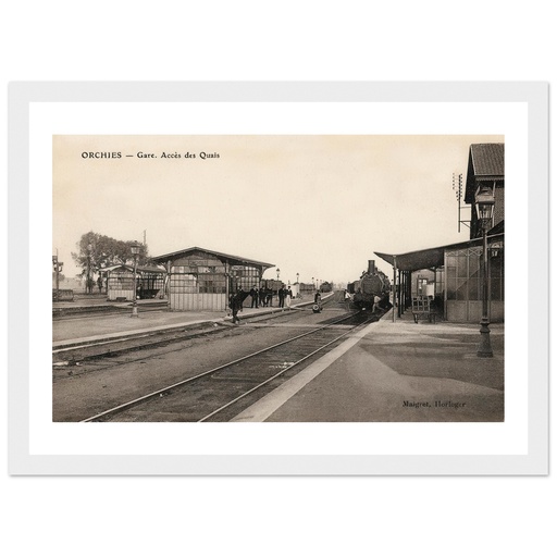 Orchies - Gare. Acces des quais