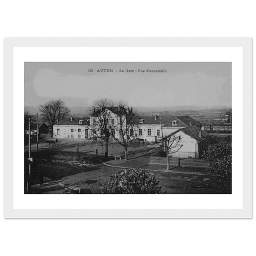 Autun - La Gare vue d'ensemble