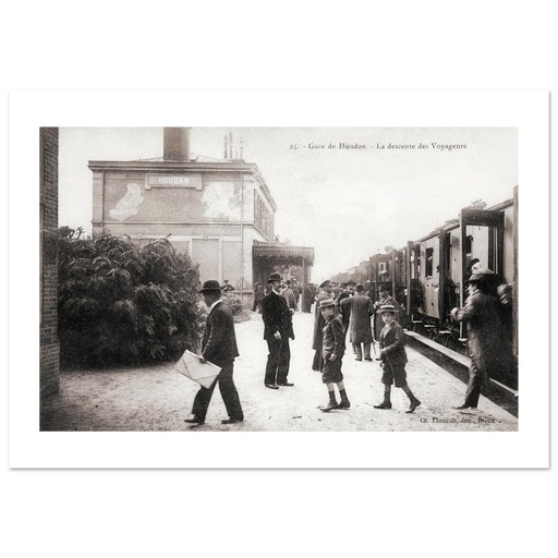 Gare Houdan - descente des voyageurs