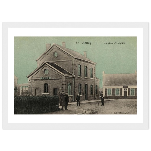 Roncq - la place de la Gare