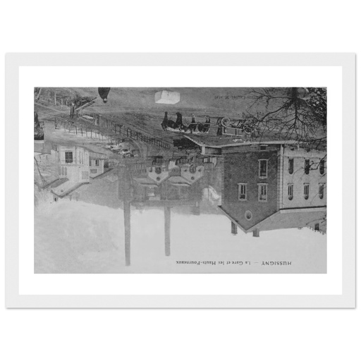 Hussigny-Godbrange - La gare et les hauts fourneaux