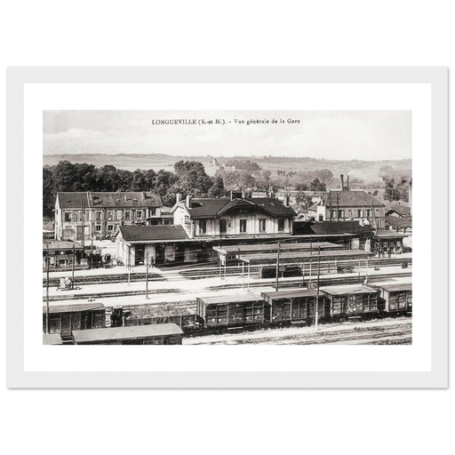 Longueville (S-et-M) - Vue generale de la Gare