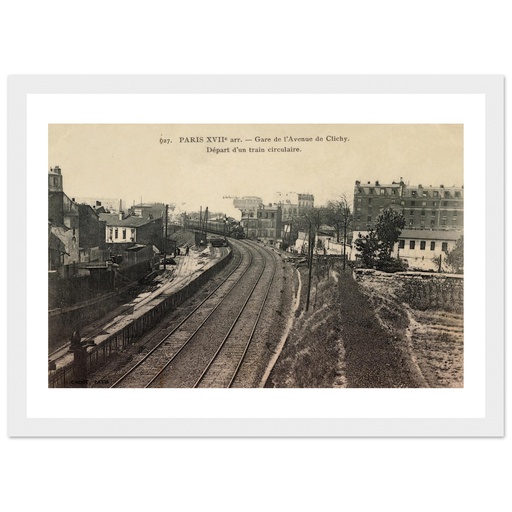 Station de Clichy (XII arrt) - Arrivée d'un Train
