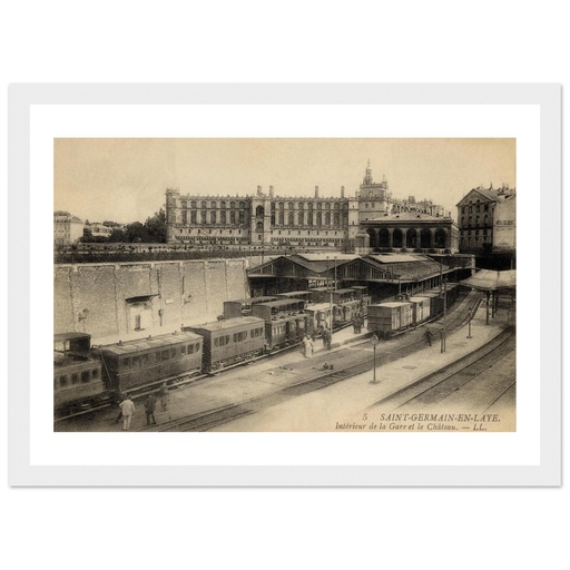 Gare de St germain en Laye et le chateau