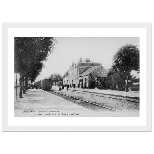 Jonzac - la gare de l'etat ligne bordeaux Paris