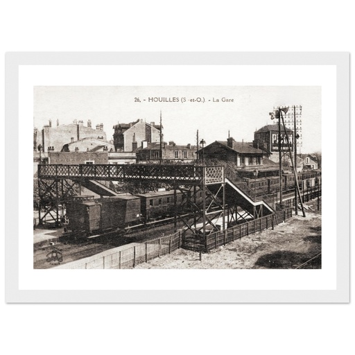 Houilles - vue generale de la gare
