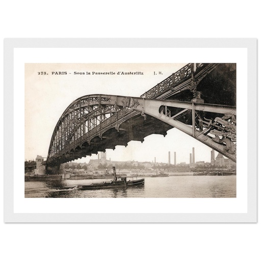 Sous la passerelle d'Austrlitz