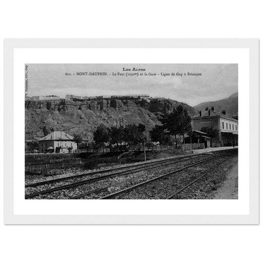 Mont Dauphin - Le fort et la gare