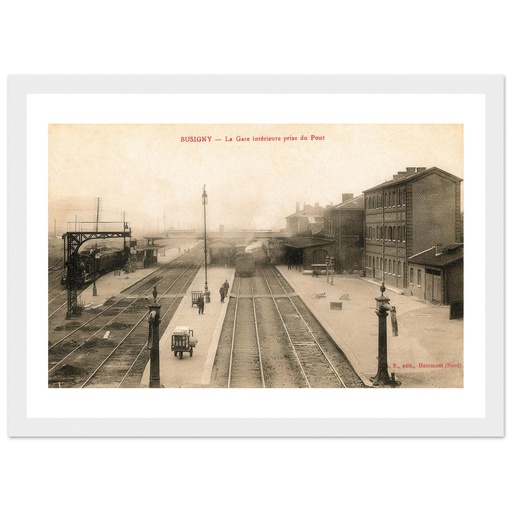 Busigny- Gare interieure prise du pont