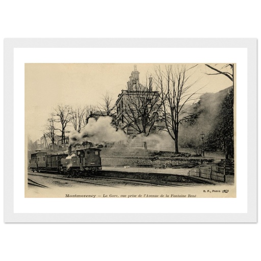 Montmorency - La Gare vue prise de l Avenue de la Fontaine Rene