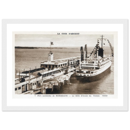 Port autonome de Bordeaux - Le mole d'escale du Verdon Gironde - Aquitaine - France