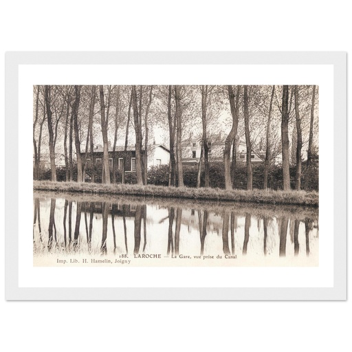 Laroche - La Gare vue prise du Canal - Laroche