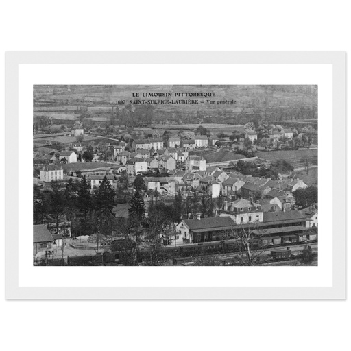 Saint-Sulpice-Laurière - Panorama et gare