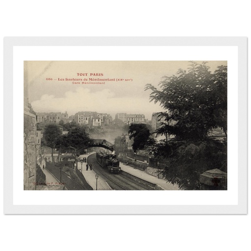 Les Hauteurs de Menilmontant (XXe arr.) - Gare de Menilmontant