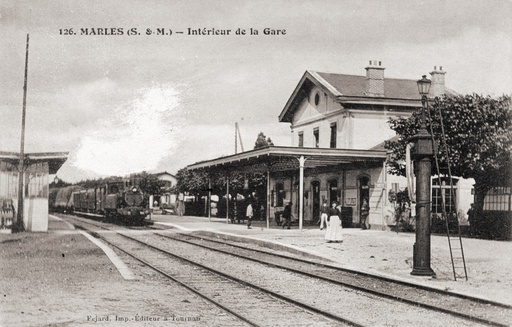 Marles - Interieur de la Gare