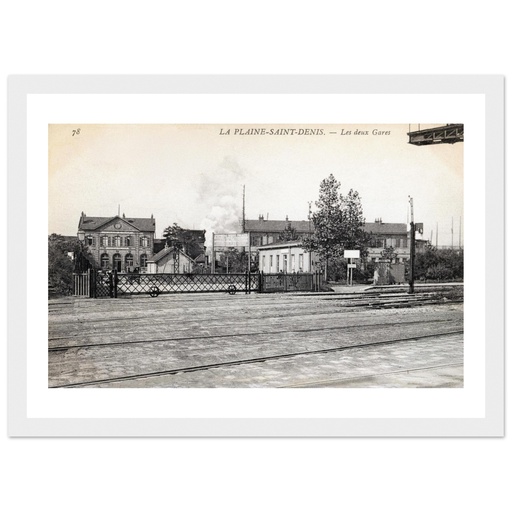 La Plaine-Saint-Denis - Les deux Gares