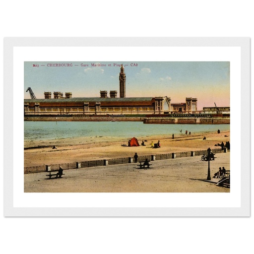 Cherbourg - Gare Maritime et la Gare