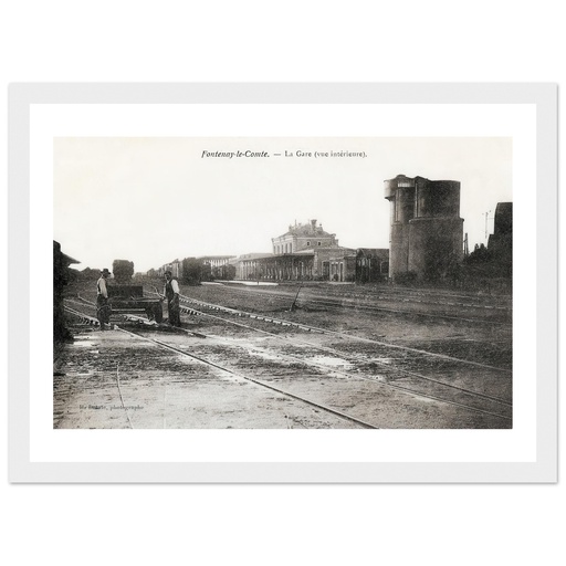 Fontenay-le-Comte - la gare vue interieur