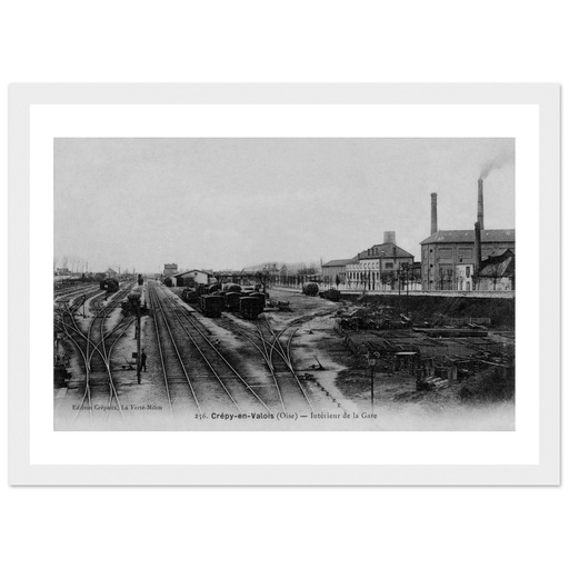 Crepy-en-Valois (Oise) - Inbterieur de la Gare