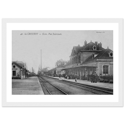 Le Creusot - La Gare, Vue interieure