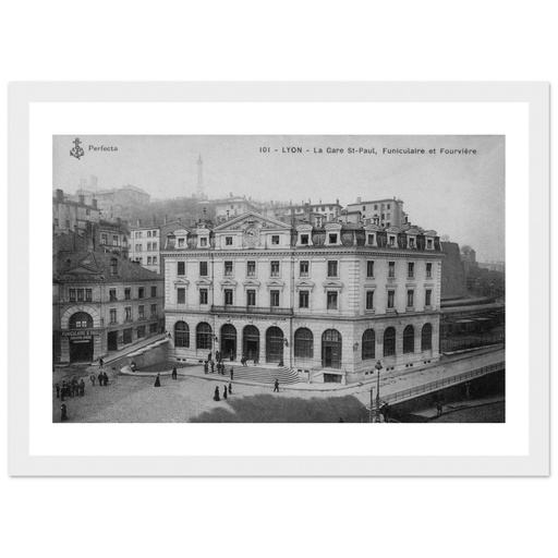 lyon : la Gare St Paul  funiculaire et fourviere