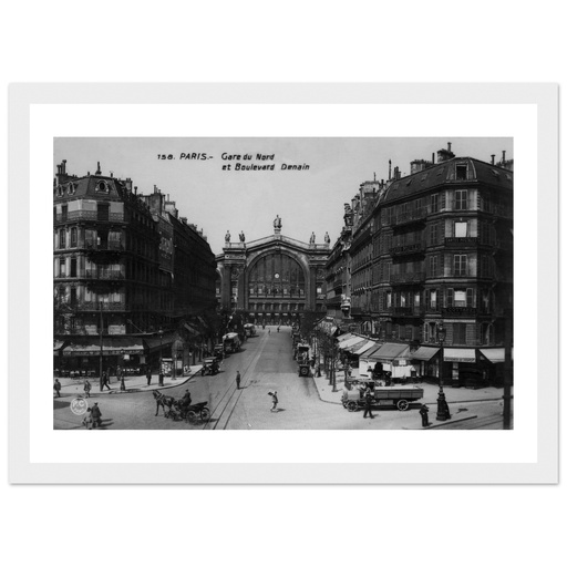 Boulevard de Denain et la gare du Nord