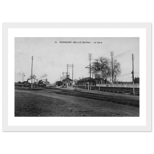 Connerre Beille -  Sarthe - Pays de la Loire - France    La Gare