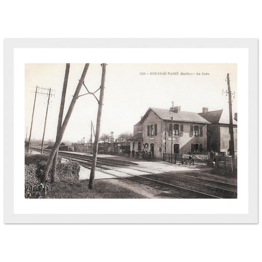 Rouesse-Vasse (Sarthe) - La Gare