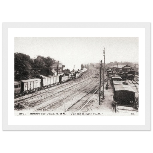 Juvisy-sur-Orge - Vue sur la ligne P.L.M