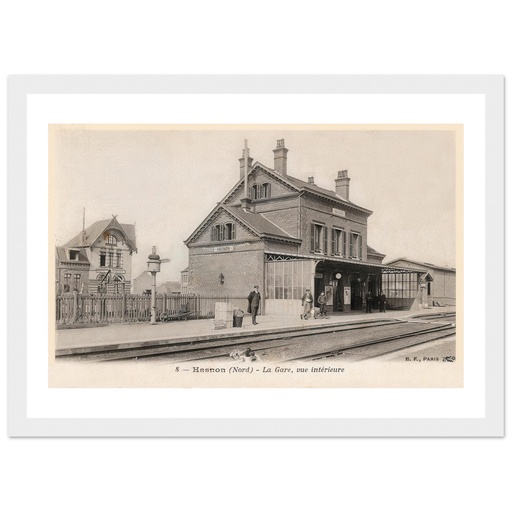 Hasnon (nord) - La Gare, vue interieure
