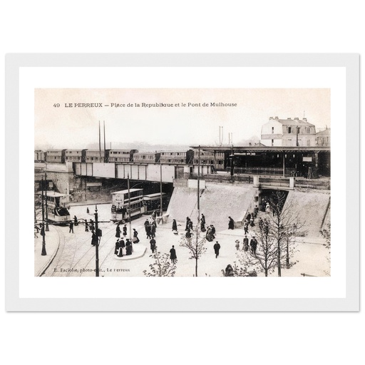Le Perreux - Place de la Republique - Pont de Mulhouse