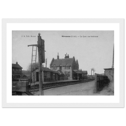 Maromme - La Gare vue interieure