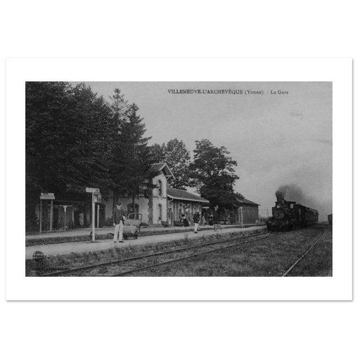Villeneuve-l'Archevêque - La gare