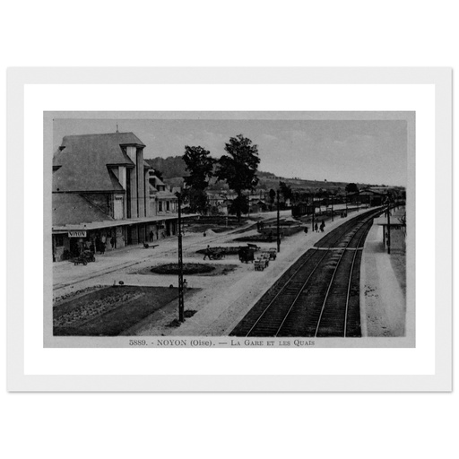 Noyon - La Gare et les Quais