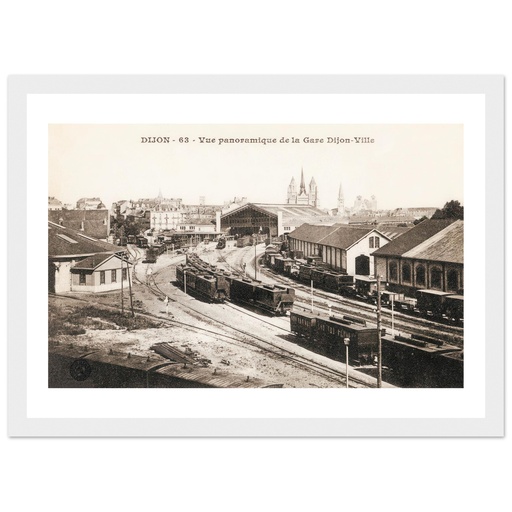 Dijon- Vue Panoramique de la gare Dijon-ville
