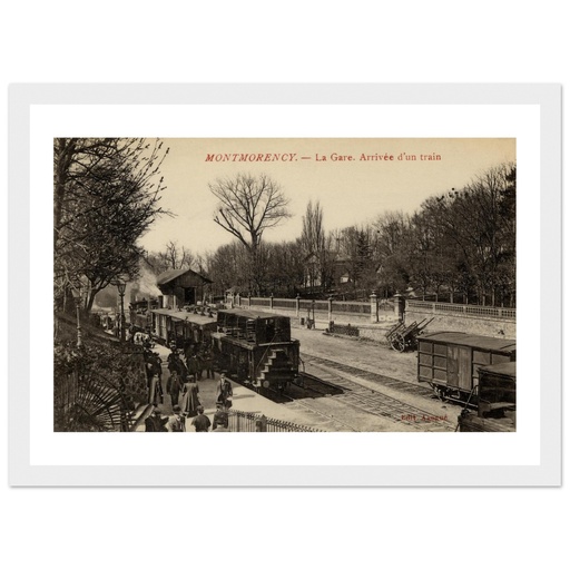 Montmorency - La Gare - Arrivee d un train