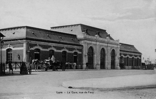 Lure - La gare vue de face
