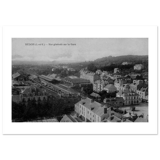 Redon - Vue Generale sur la Gare